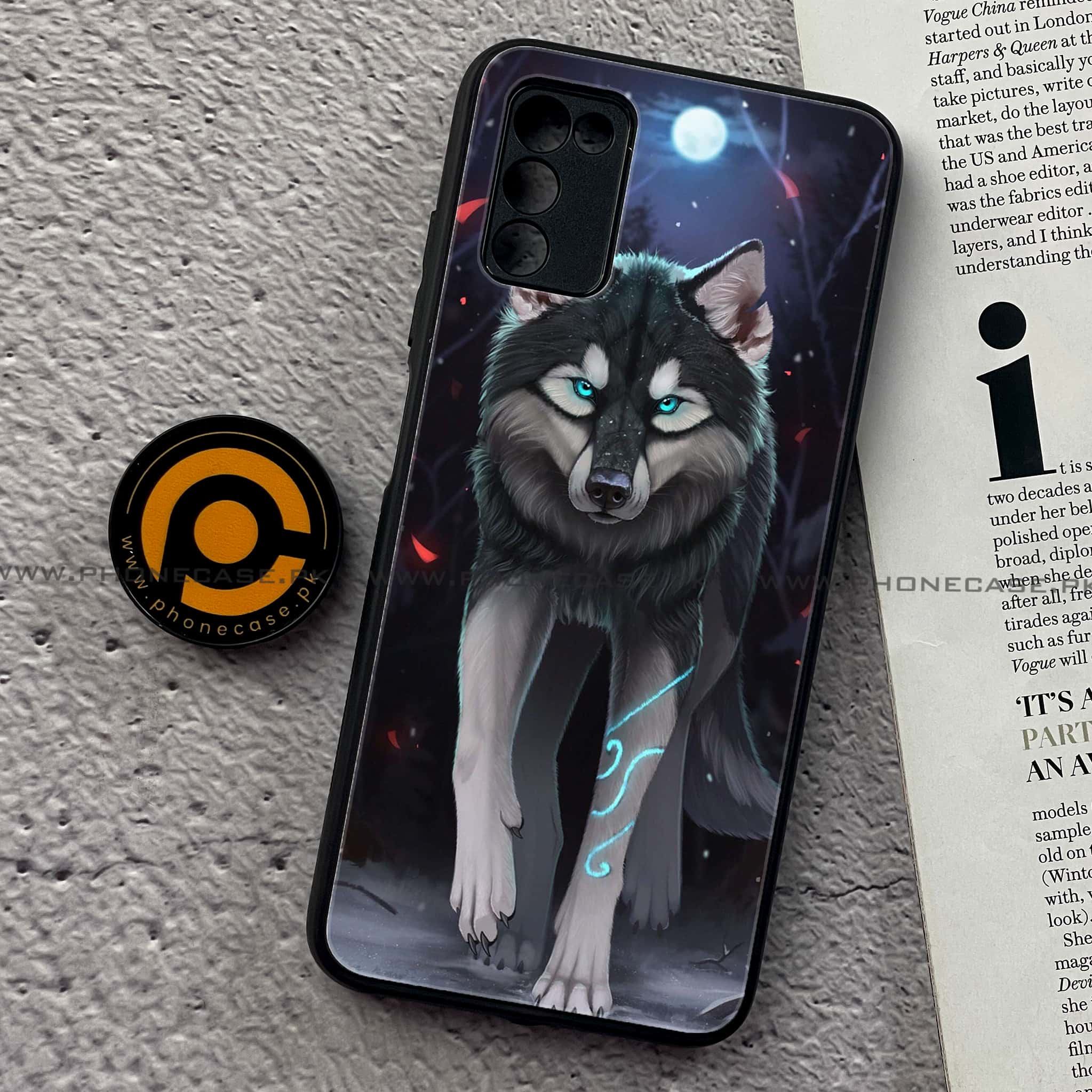 Samsung Galaxy A02s - Wolf Series - Premium Printed Metal soft Bumper shock Proof Case