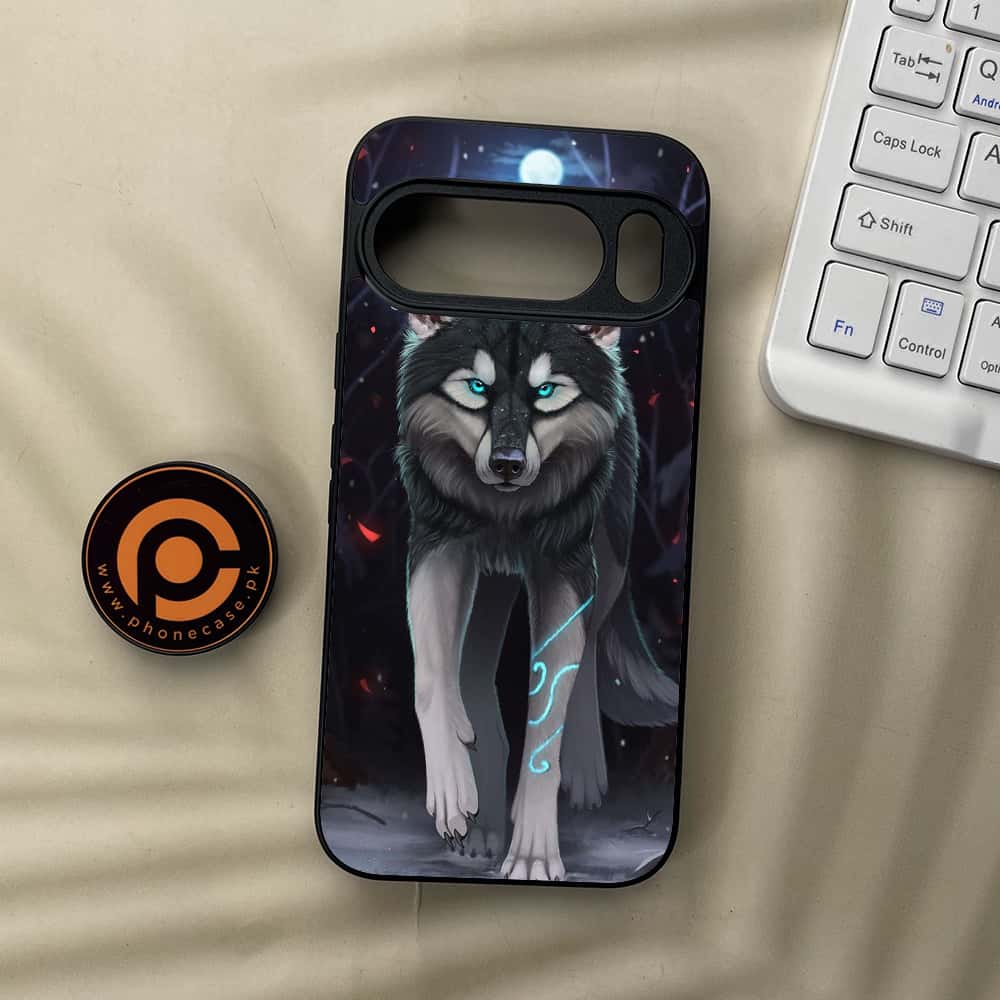 Google Pixel 10  - Wolf Series - Premium Metal Printed soft Bumper Shockof Case