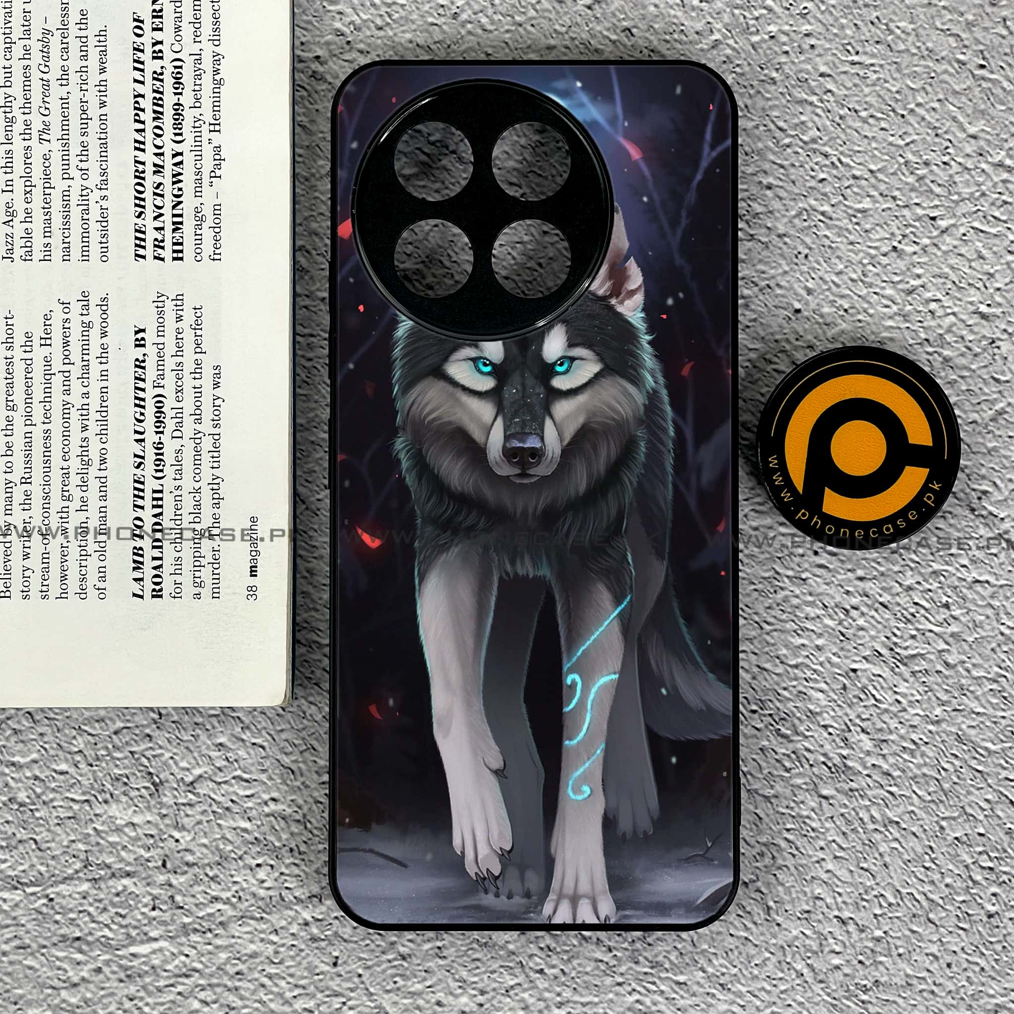 OnePlus Ace 5 - Wolf Series - Premium Metal Printed soft Bumper shock Proof Case