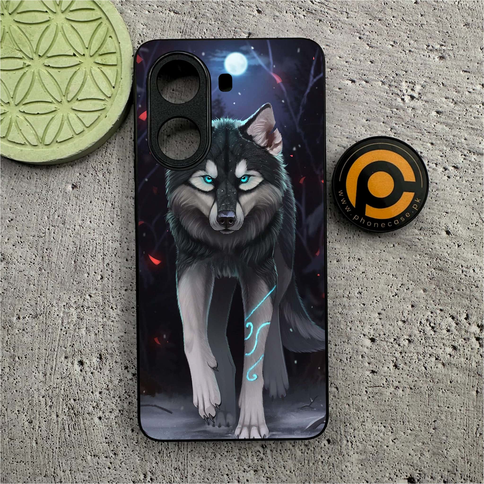 Xiaomi Redmi Turbo 4 - Wolf Series - Premium Metal Printed soft Bumper shock Proof Case