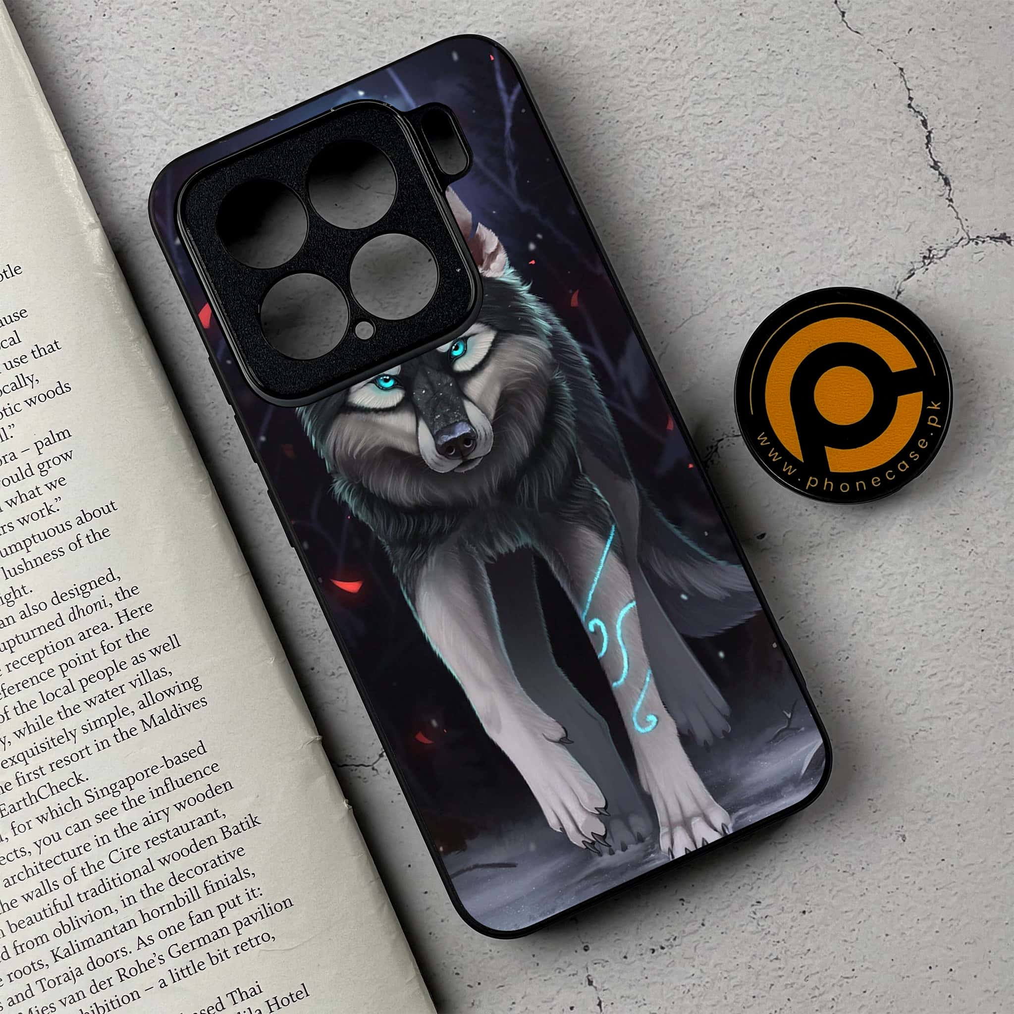 Xiaomi 15 - Wolf Series - Premium Metal Printed soft Bumper shock Proof Case