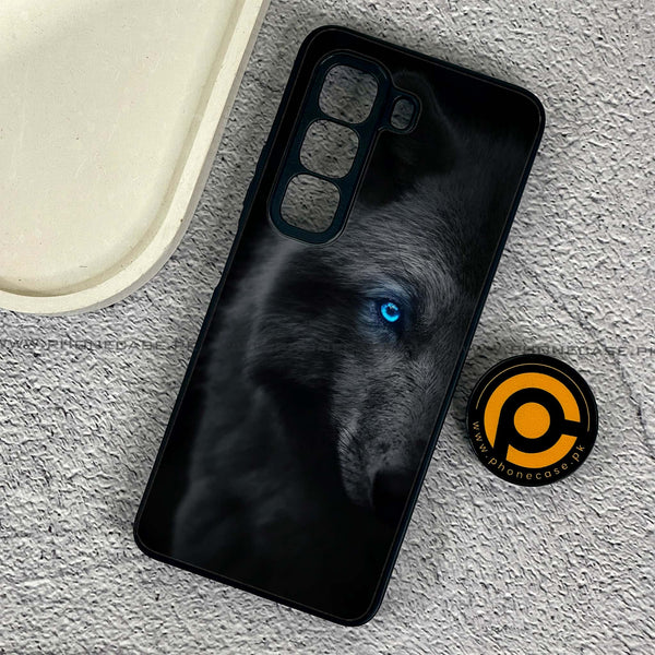 Infinix Hot 50 Pro - Wolf Design 9- Premium Metal  Printed soft Bumper shock Proof Case CS-35160