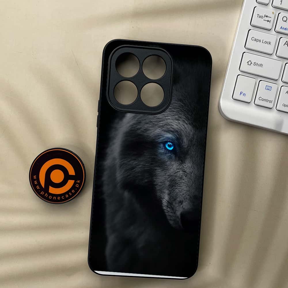 Honor X5b - Wolf Series - Premium Metal  Printed soft Bumper shock Proof Case