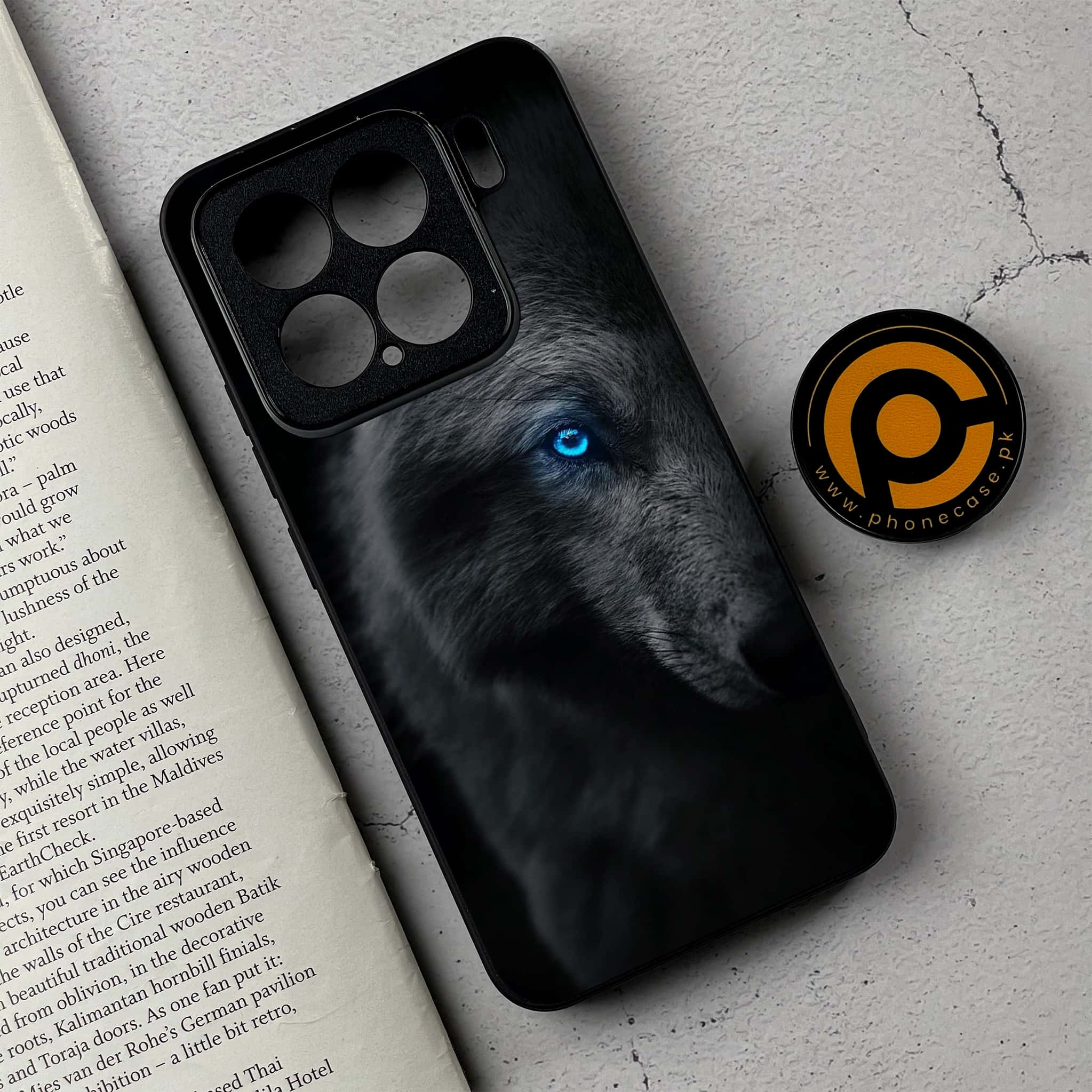 Xiaomi 15 - Wolf Series - Premium Metal Printed soft Bumper shock Proof Case