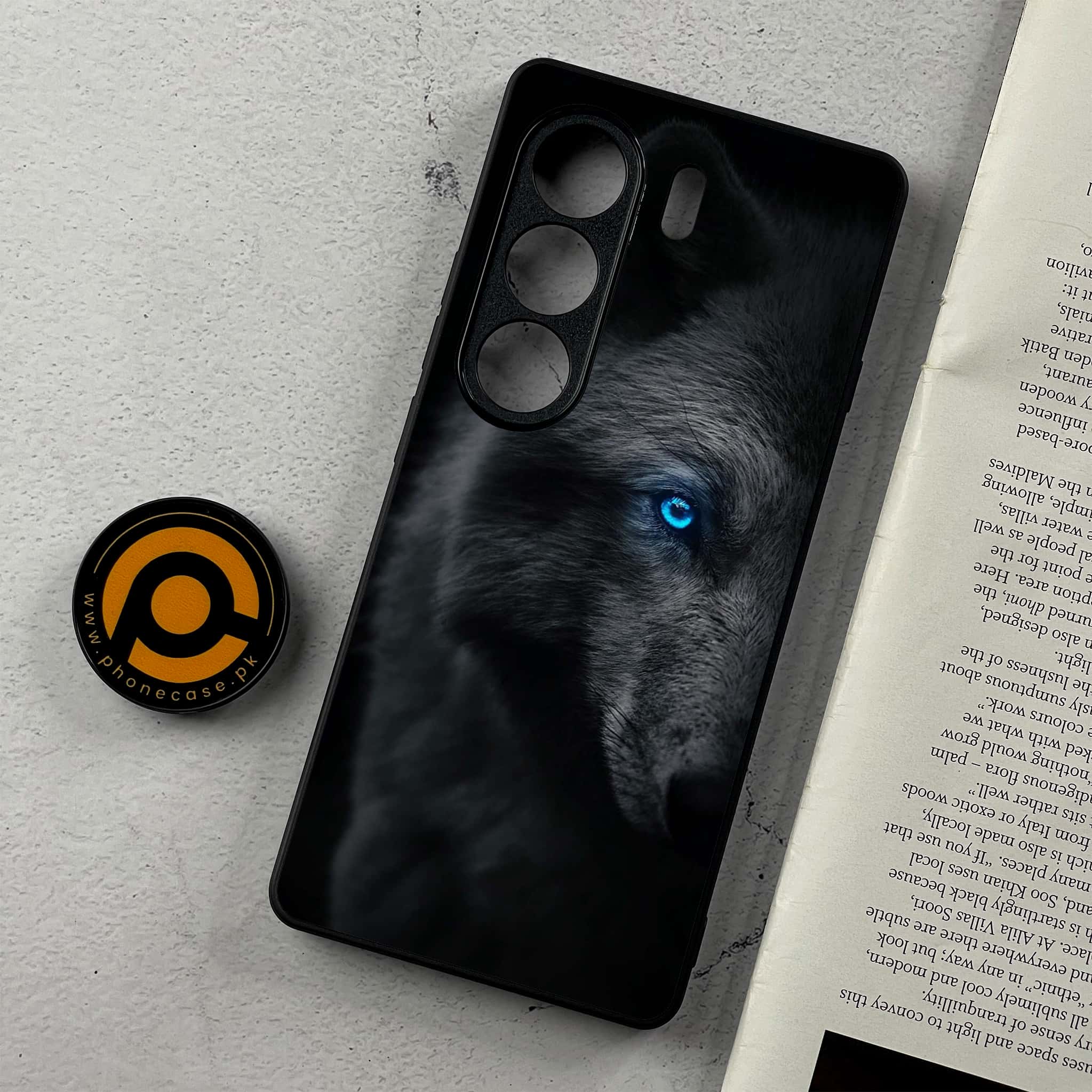 Tecno Camon 40 - Wolf Series - Premium Metal Printed Soft Bumper Shockproof Case