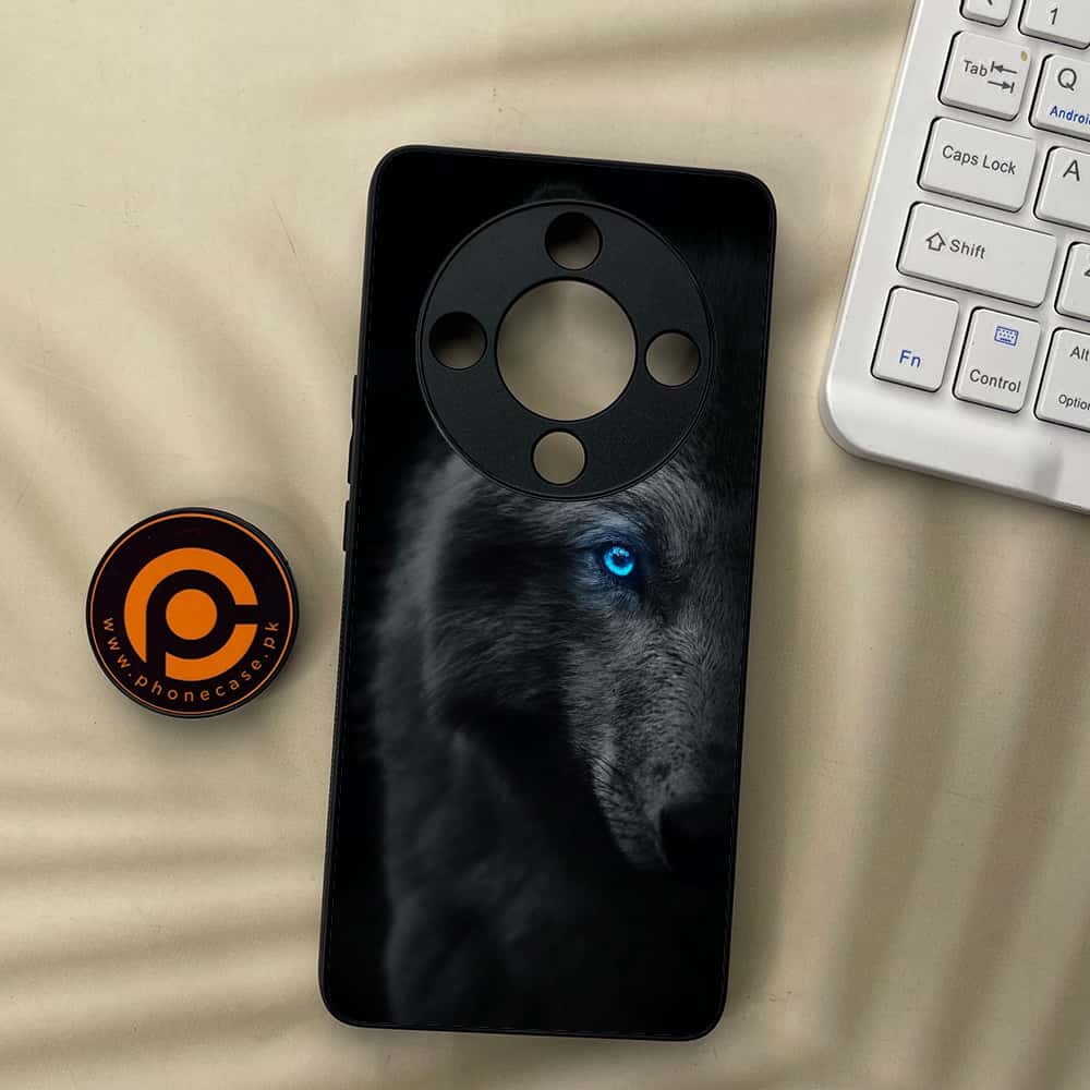 HONOR X9b 5G - Wolf Series - Premium Metal  Printed soft Bumper shock Proof Case