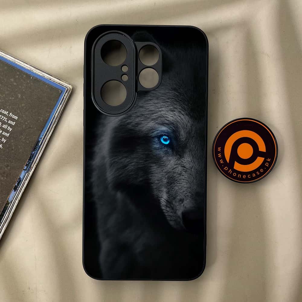 Vivo X200 FE - Wolf Series - Premium Metal Printed soft Bumper Shock Proof Case