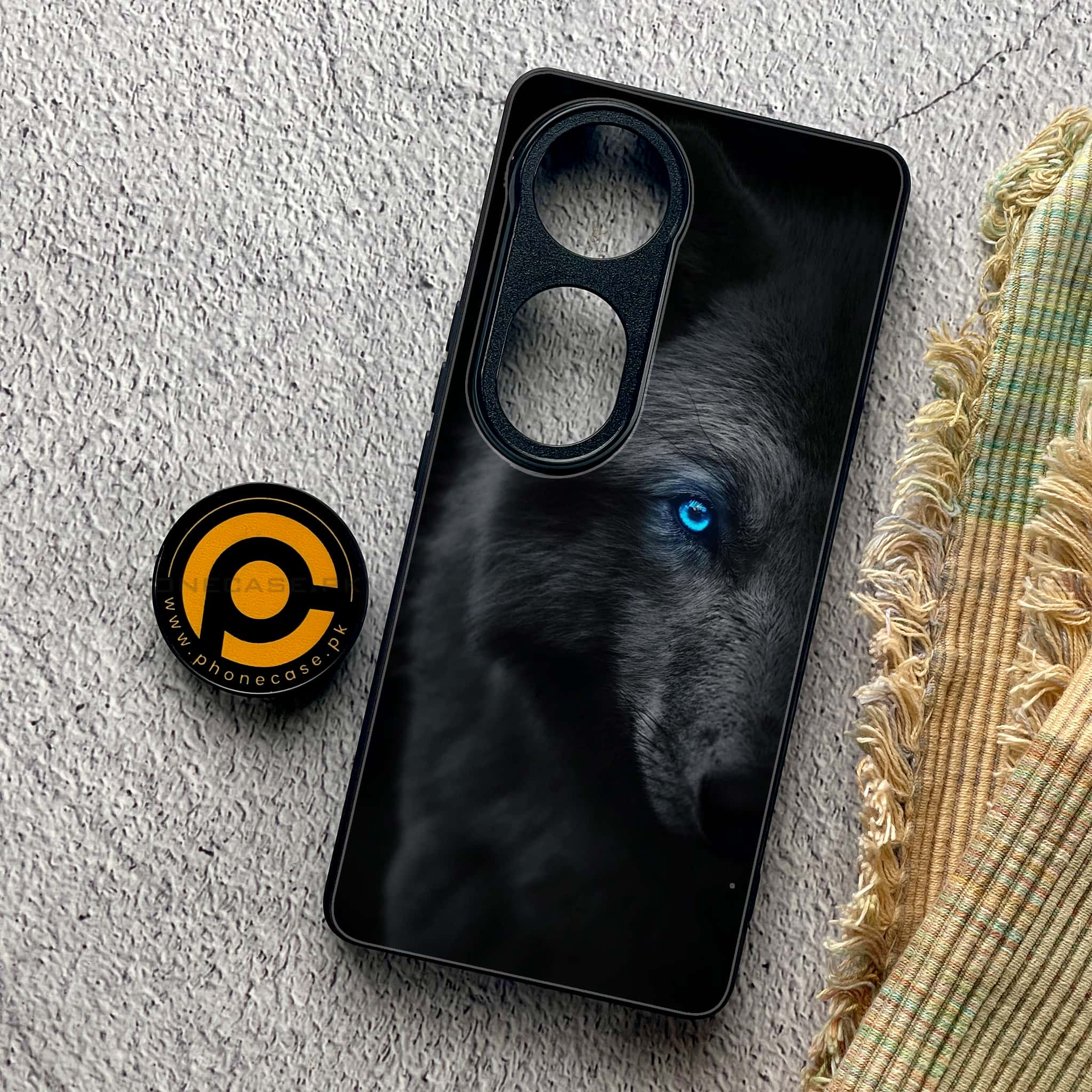 Vivo S19 Pro - Wolf Series - Premium Metal Printed soft Bumper shock Proof Case