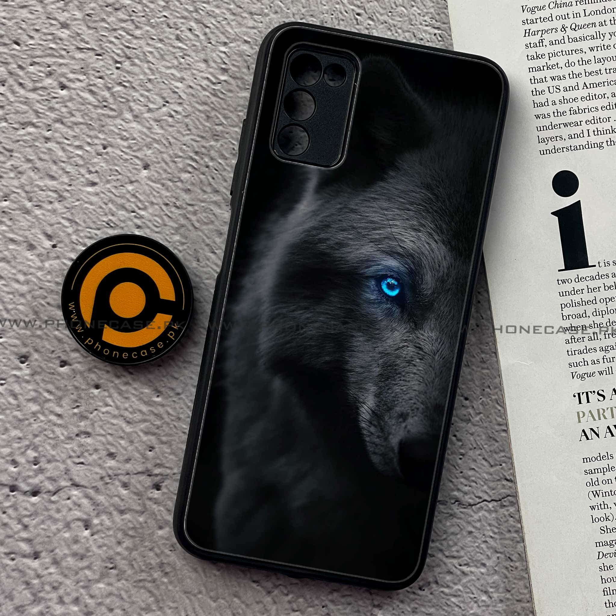 Samsung Galaxy A02s - Wolf Series - Premium Printed Metal soft Bumper shock Proof Case