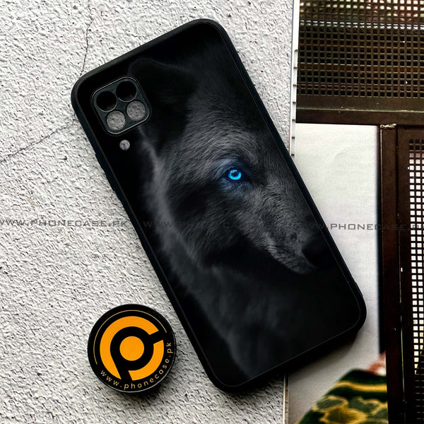 Huawei P40 Lite - Wolf  Design 9  - Premium Printed Glass soft Bumper shock Proof Case  CS-30663