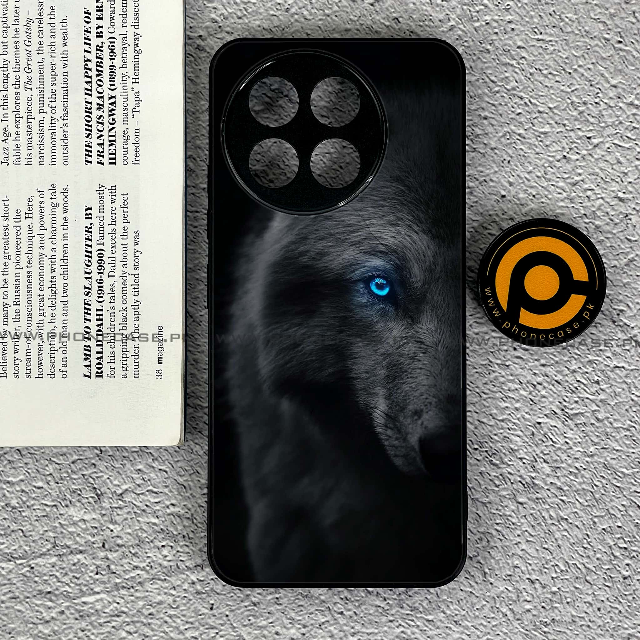 OnePlus Ace 5 - Wolf Series - Premium Metal Printed soft Bumper shock Proof Case