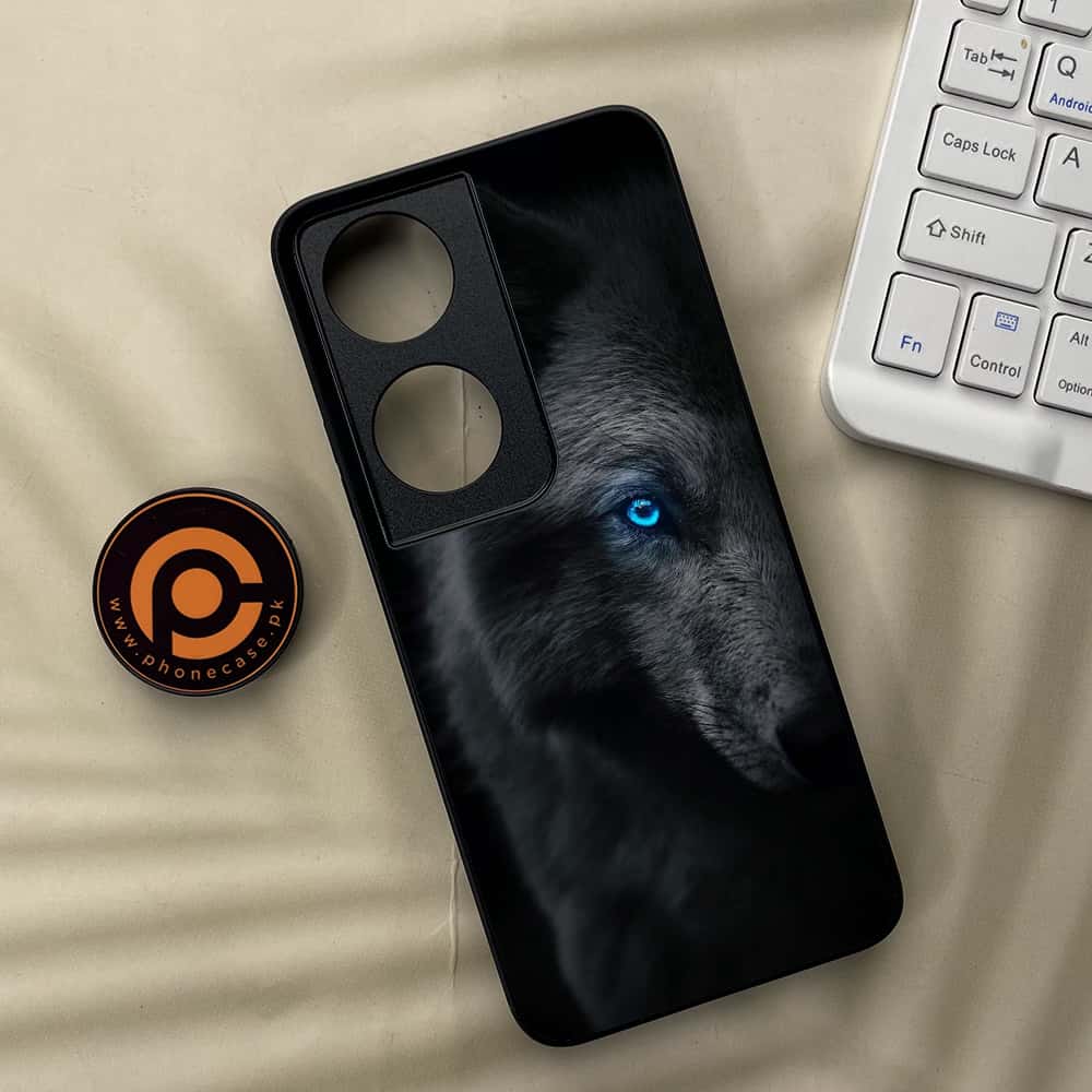 Honor X7b - Wolf Series - Premium Metal  Printed soft Bumper shock Proof Case