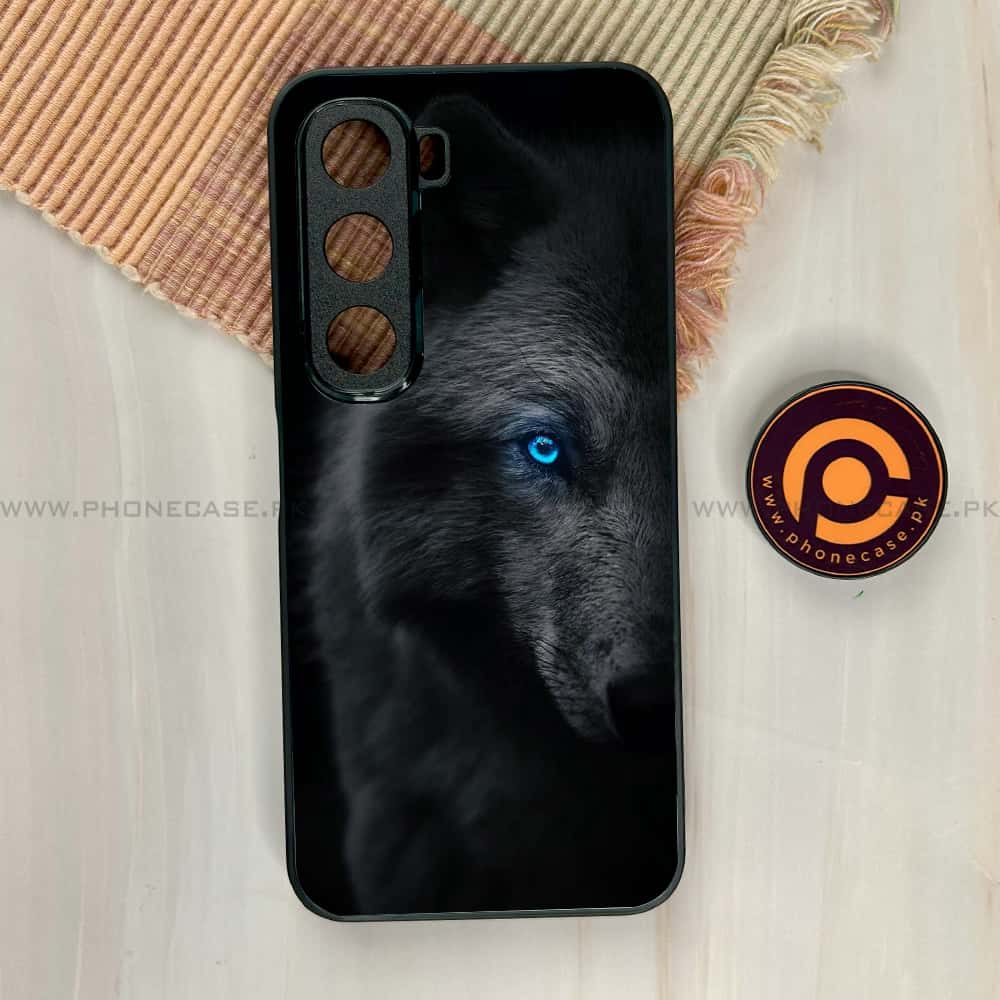 Infinix Hot 60i - Wolf Series - Premium Metal Printed soft Bumper shock Proof Case