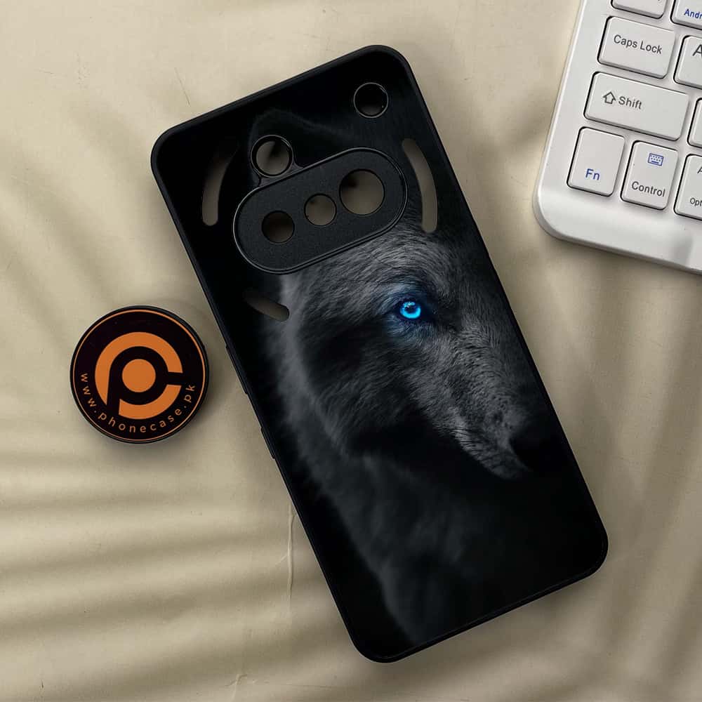 Nothing Phone 3a - Wolf Series - Premium Metal  Printed soft Bumper shock Proof Case