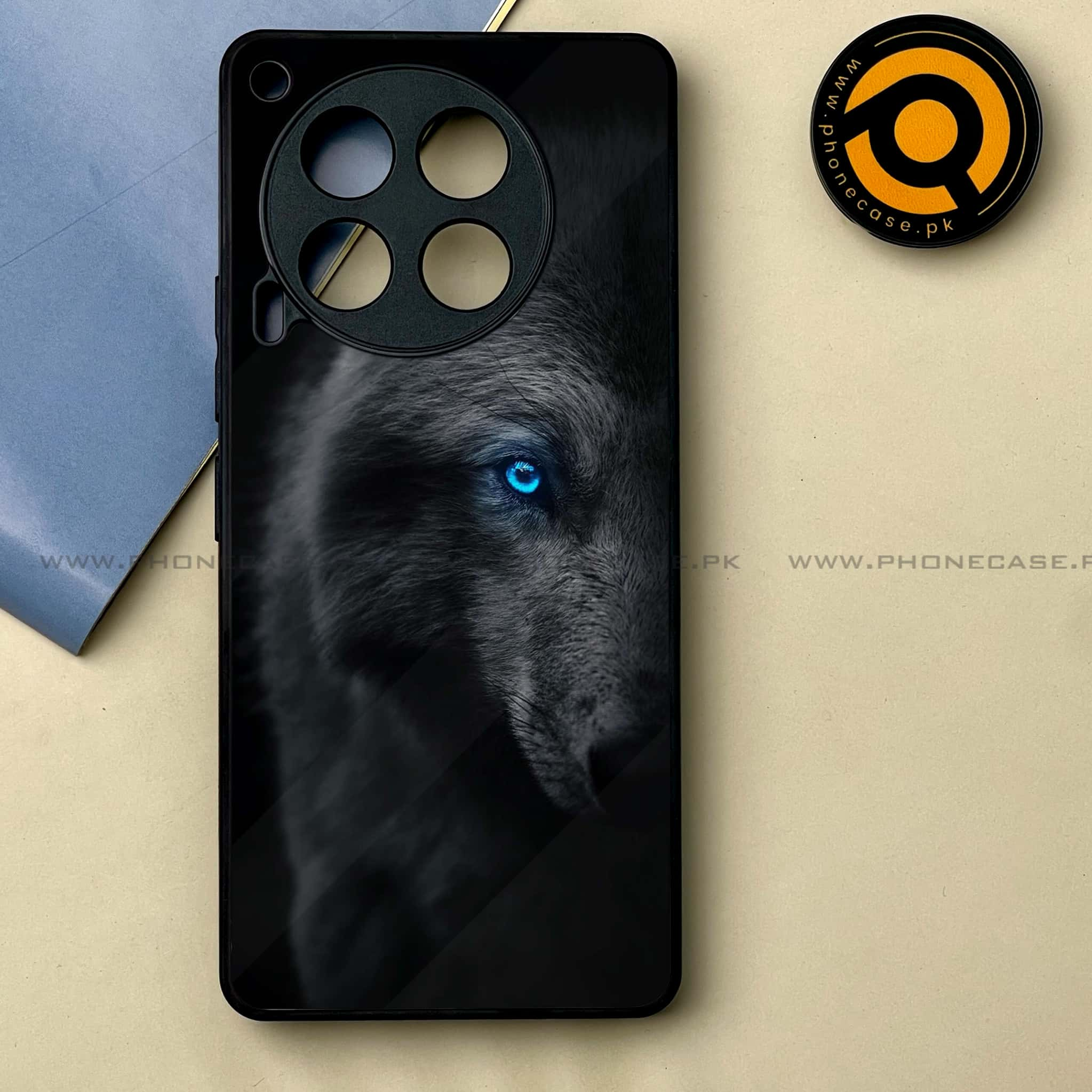 Tecno Camon 30 - Wolf Series -  Premium Printed Metal soft Bumper shock Proof Case