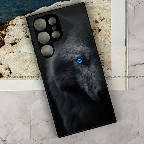Samsung Galaxy S21 Ultra - Wolf Design 9 - Premium Metal Printed soft Bumper shock Proof Case CS-42408
