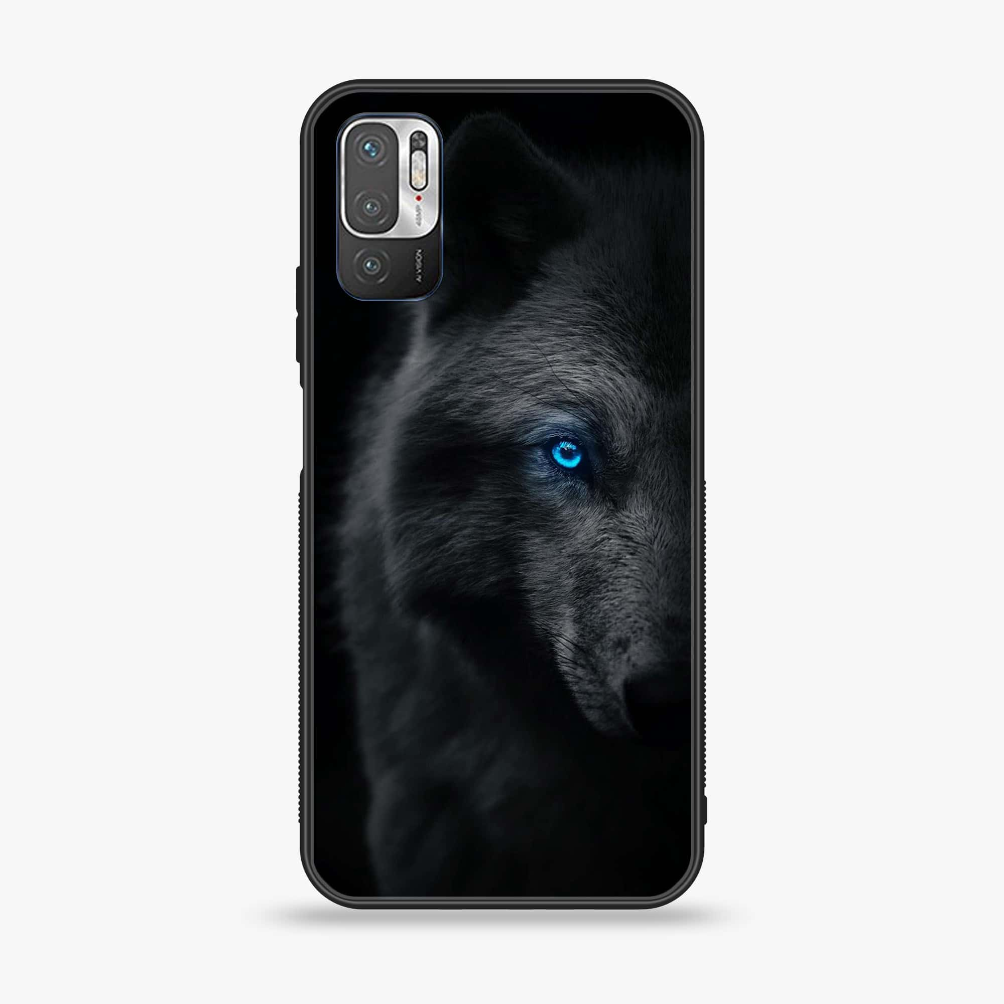 Xiaomi Redmi Note 10 5G - Wolf Series - Premium Printed Glass soft Bumper shock Proof Case