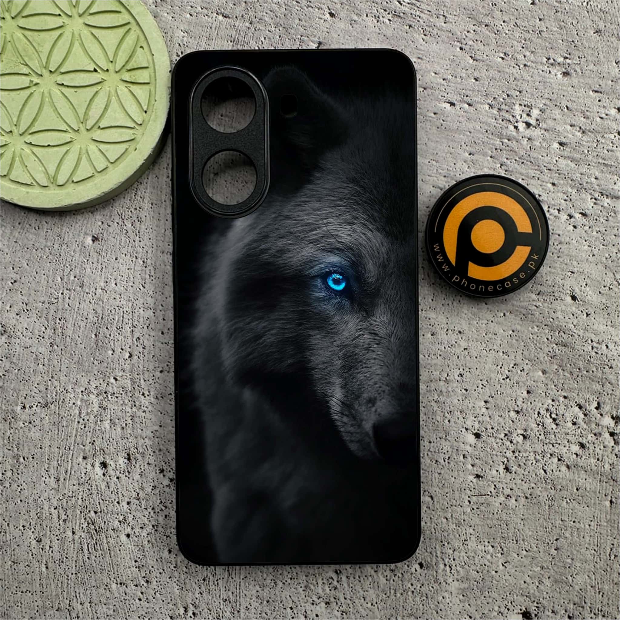 Xiaomi Redmi Turbo 4 - Wolf Series - Premium Metal Printed soft Bumper shock Proof Case