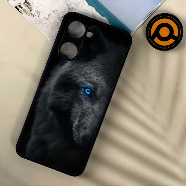 Vivo Y03 / Y18 / Y03T - Wolf Design 9 - Premium Printed Metal soft Bumper shock Proof Case CS-27556 CS-32287 CS-32677 CS-41584
