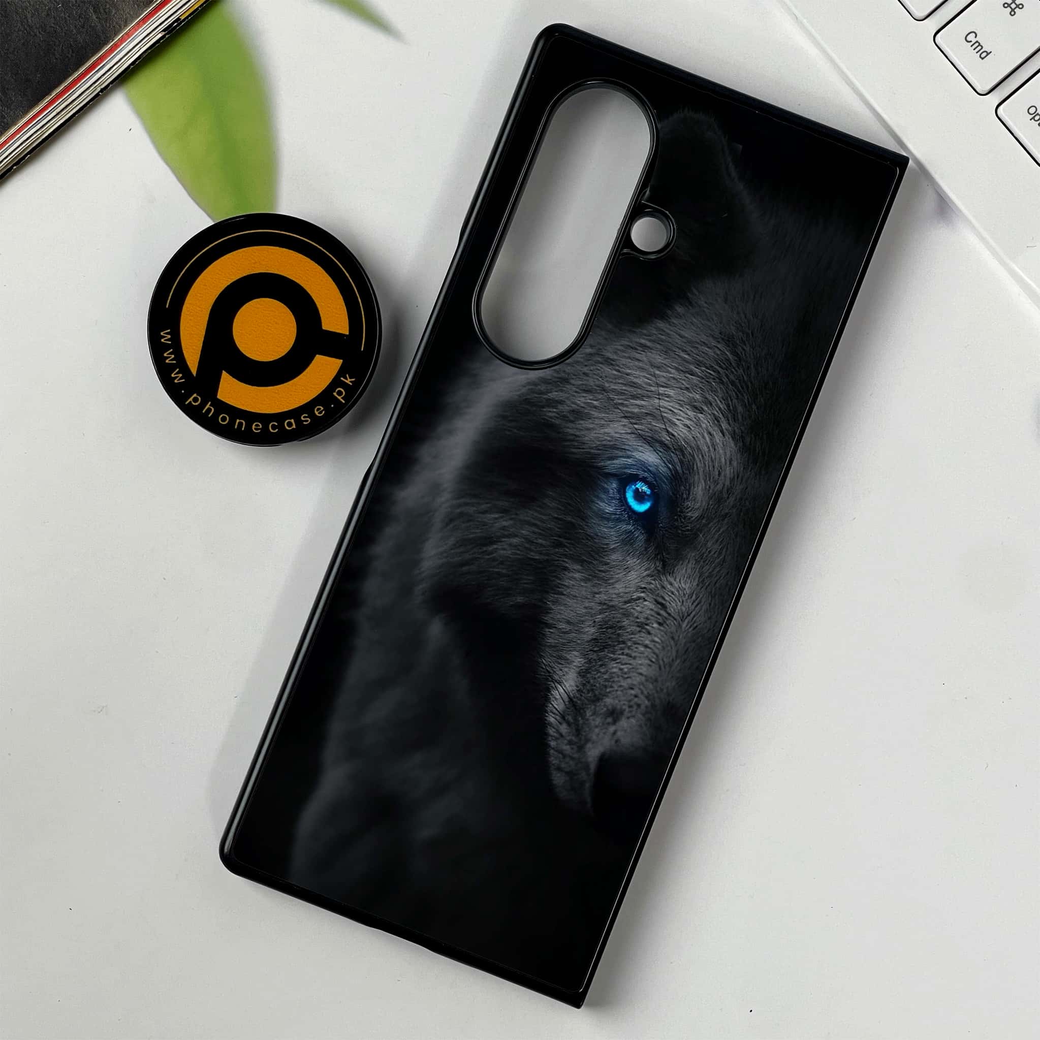 Samsung Galaxy Z Fold 7 - Wolf Series - Premium Metal Printed soft Bumper shock Proof Case