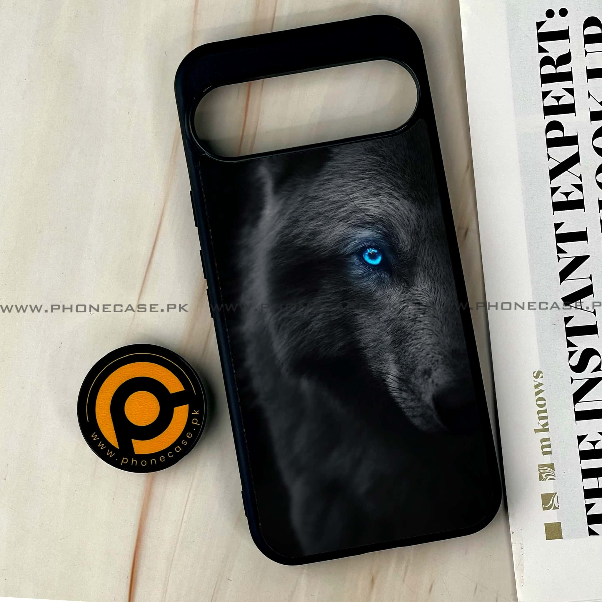 Google Pixel 9 Pro XL - Wolf Series - Premium Printed Glass soft Bumper shock Proof Case