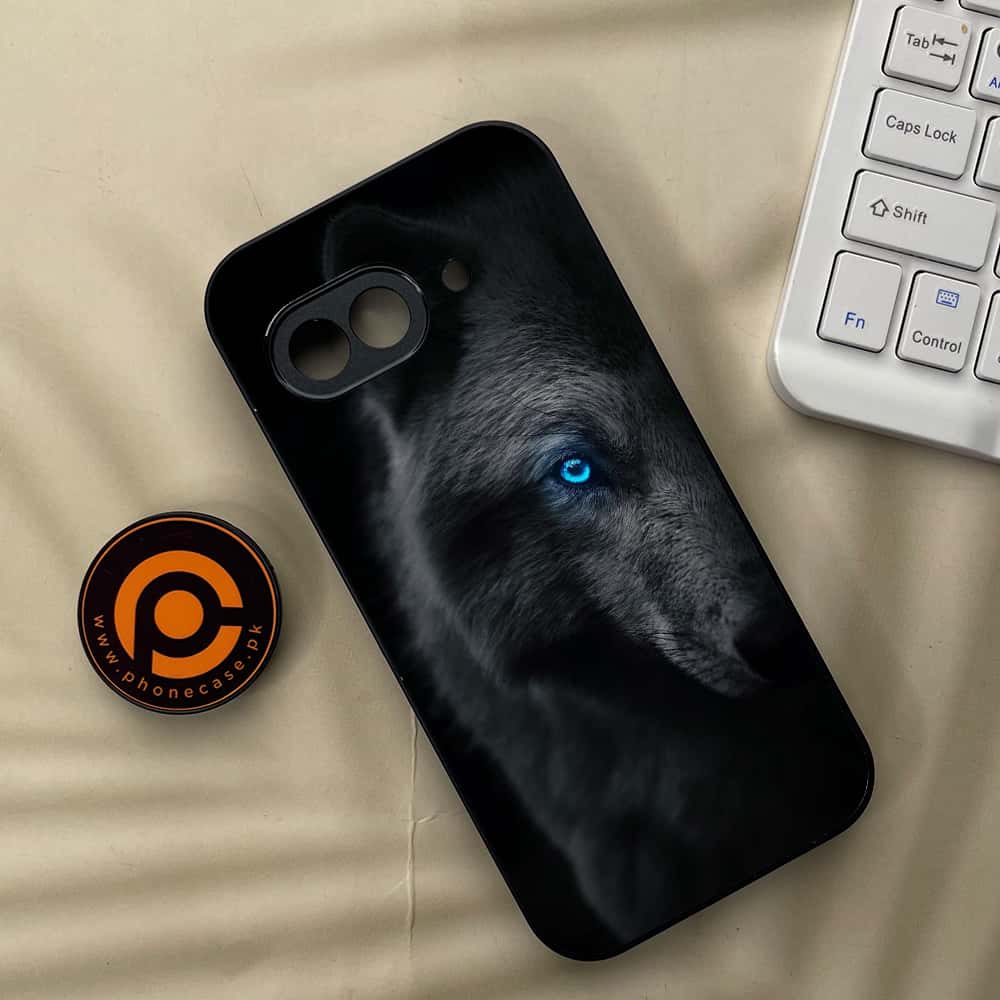 Google Pixel 9a - Wolf Series - Premium Metal Printed soft Bumper Shock Proof Case