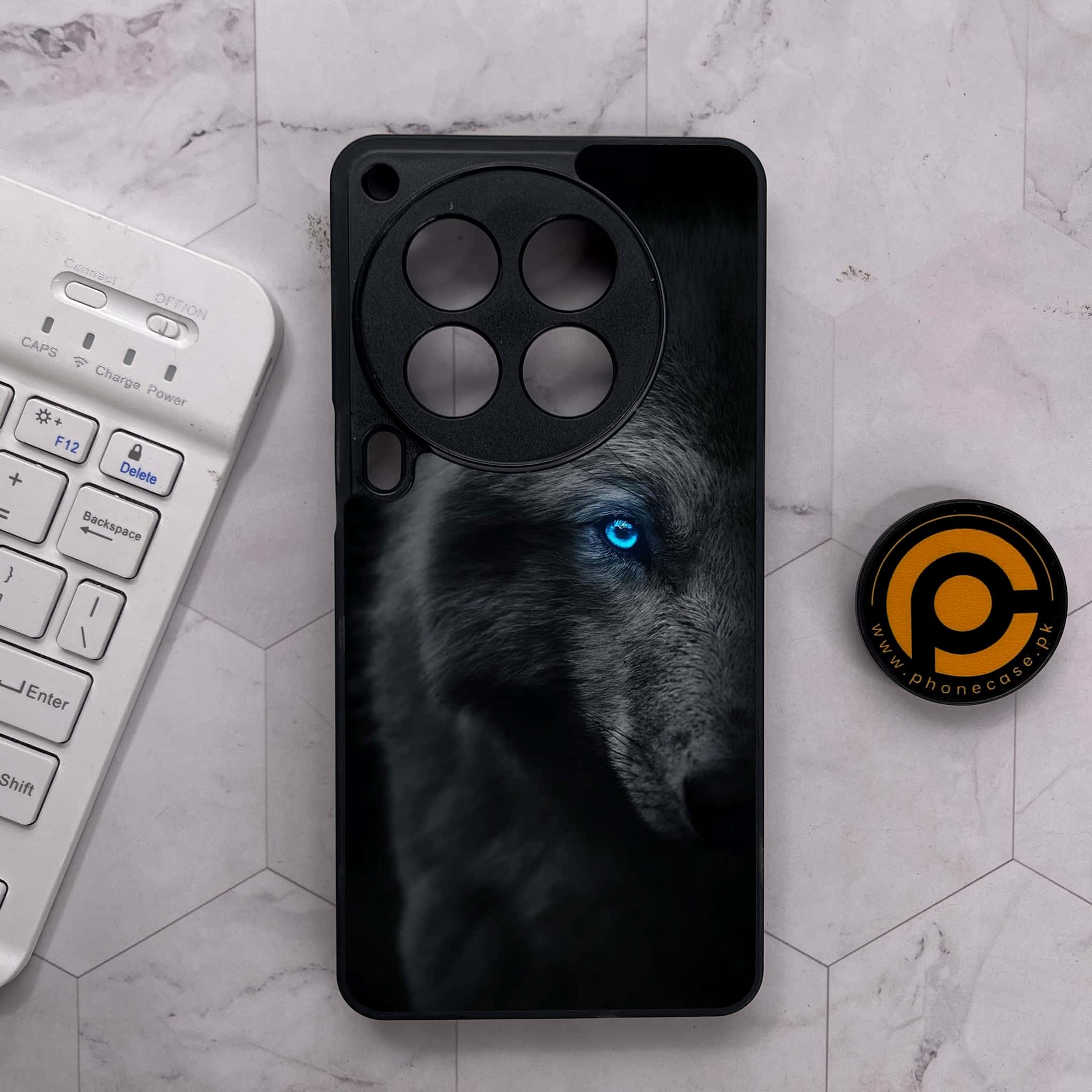 Tecno Camon 30 Premier - Wolf Series - Premium Metal Printed soft Bumper shock Proof Case