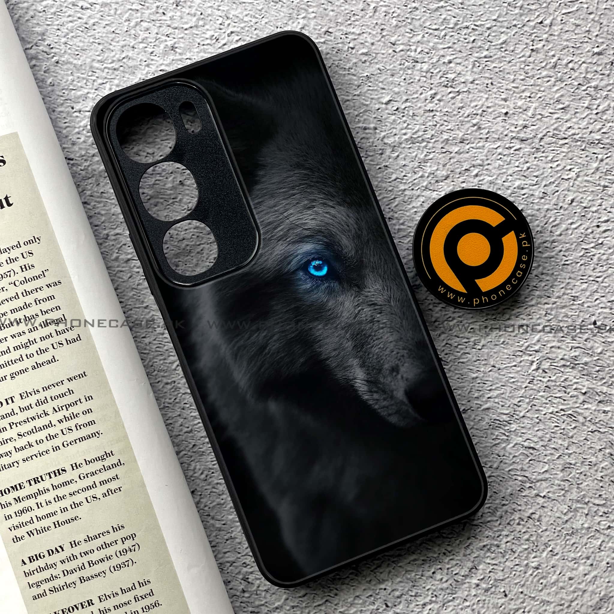 Vivo Y19s Pro - Wolf Series - Premium Metal Printed soft Bumper shock Proof Case