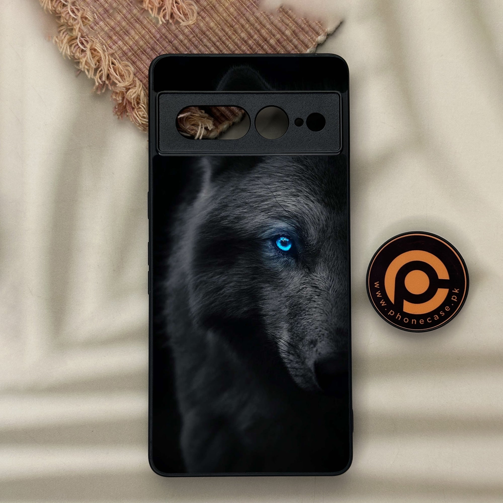 Google Pixel 7 Pro - Wolf Series - Premium Metal Printed soft Bumper Shock Proof Case