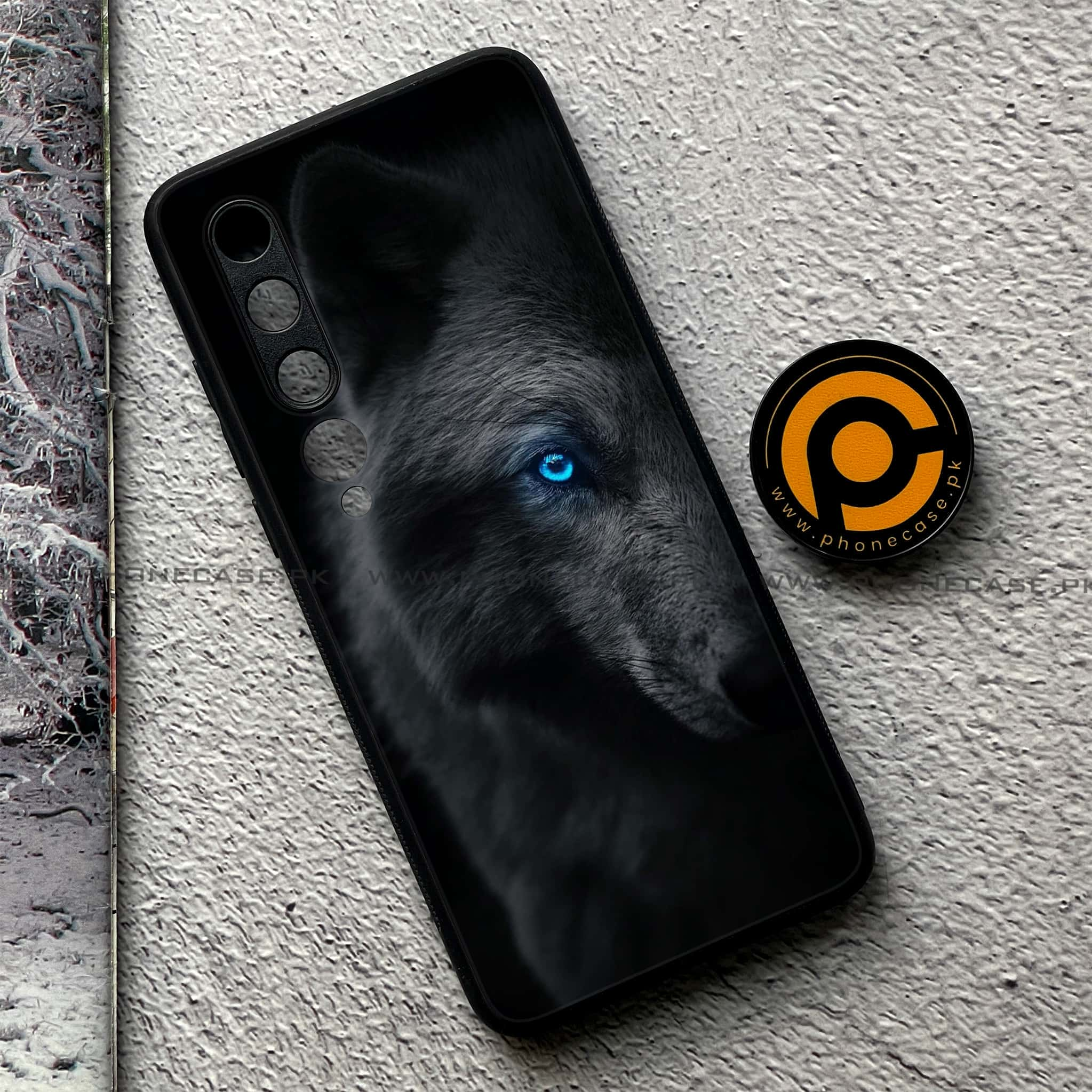 Xiaomi Mi 10 - Wolf Series - Premium Printed Glass soft Bumper shock Proof Case