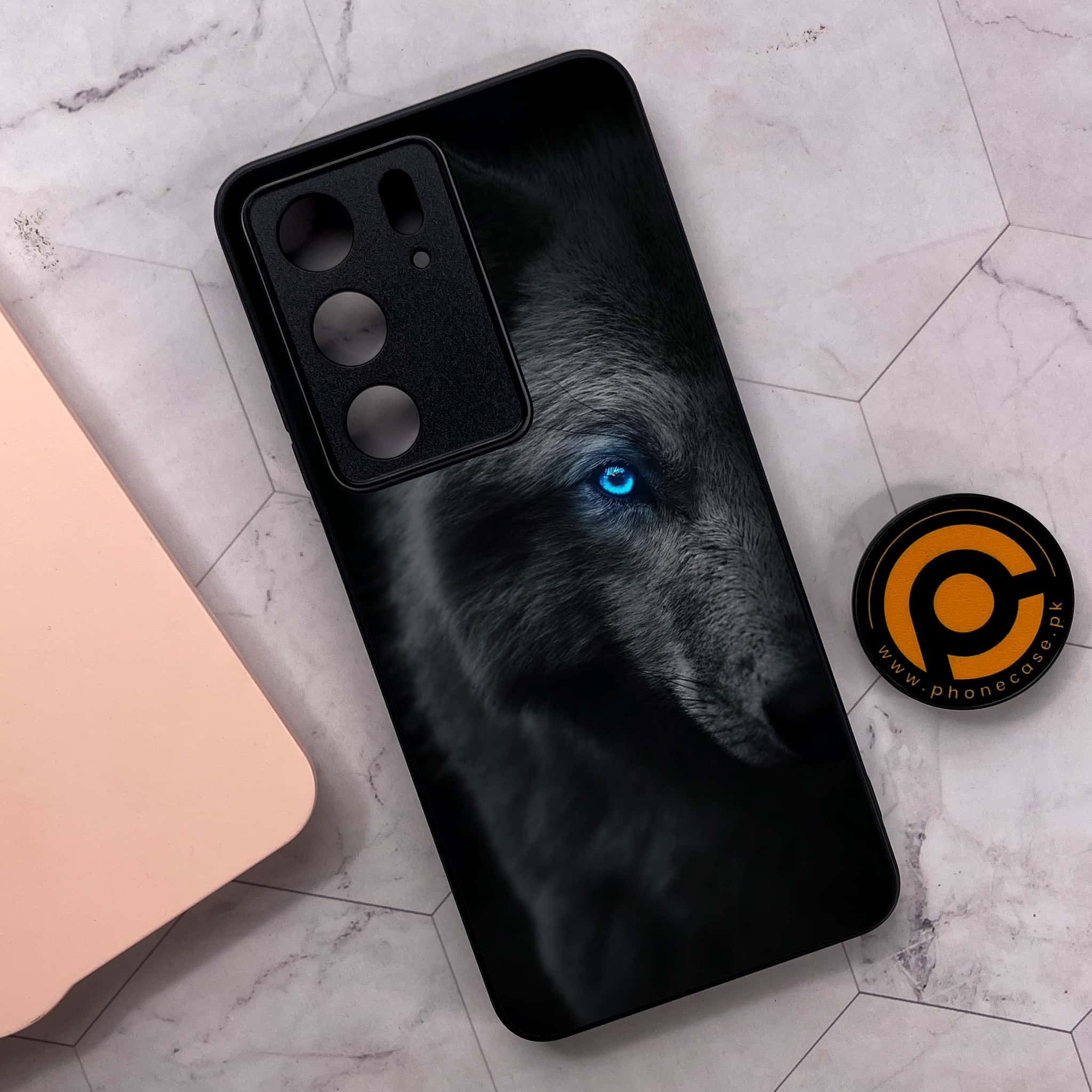 Realme C75x 4G - Wolf Series - Premium Metal Printed soft Bumper shock Proof Case