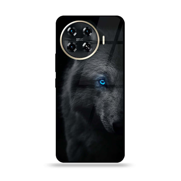 Tecno Spark 20 pro plus - Wolf Series - Premium Printed Glass soft Bumper shock Proof Case CS-21447