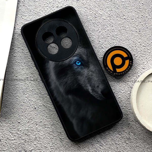 Realme 13 Plus - Wolf Design 9 - Premium Printed Glass soft Bumper shock Proof Case