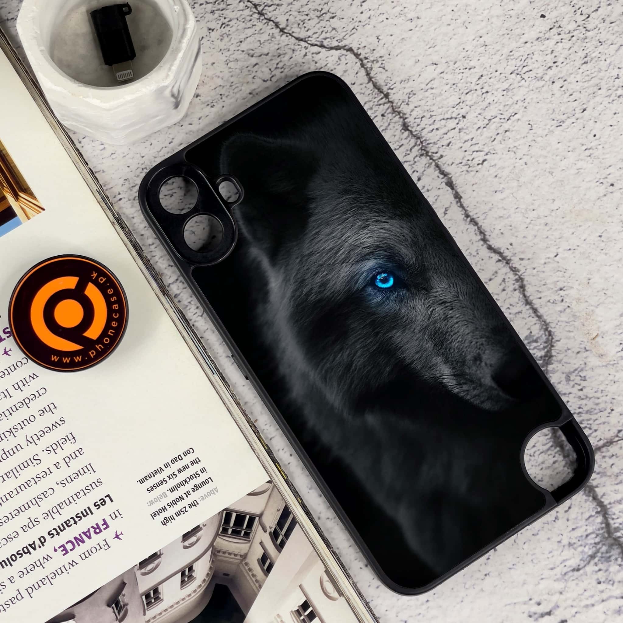 Nothing CMF Phone 1 - Wolf Series - Premium Metal Printed soft Bumper Shock Proof Case
