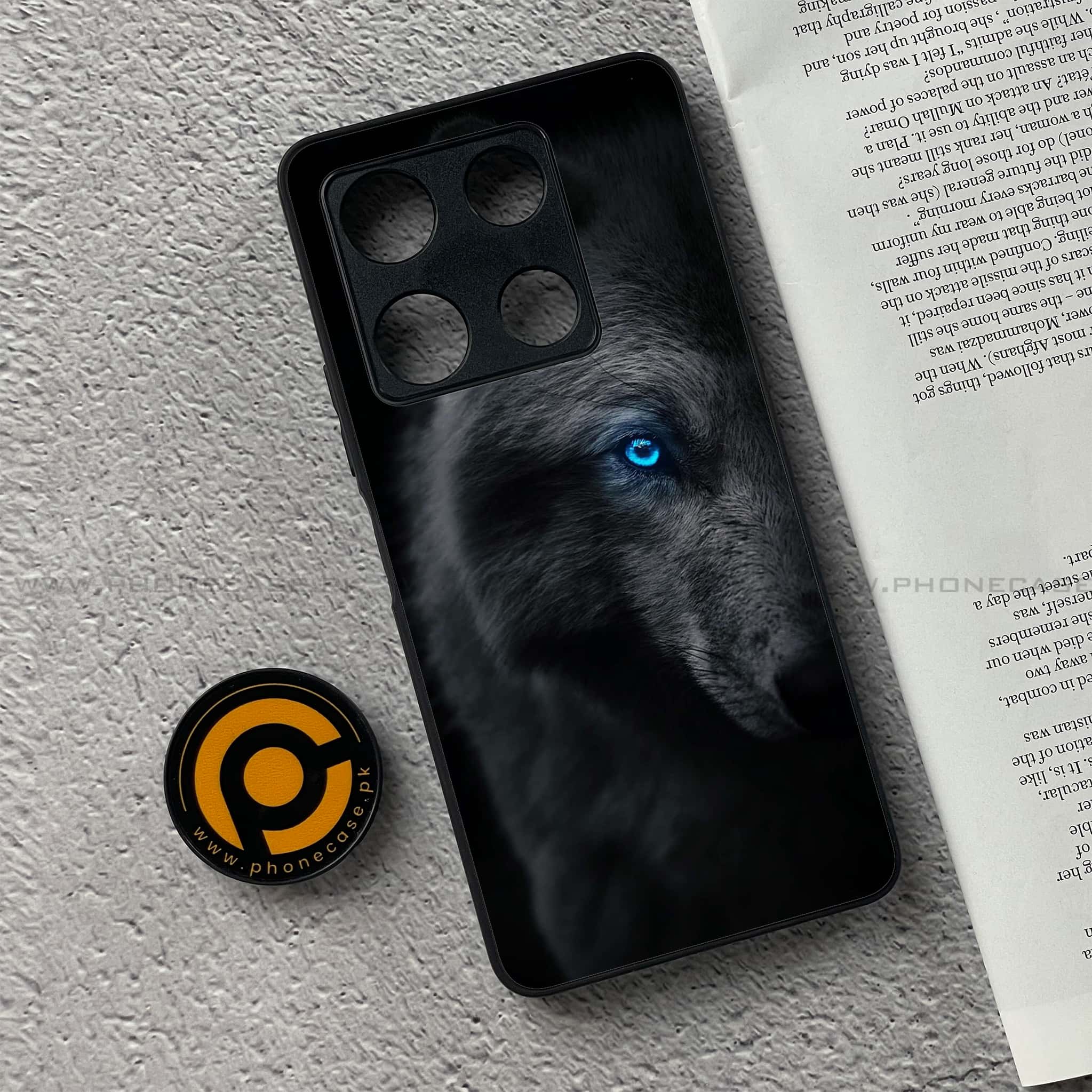 Infinix Note 30 Pro - Wolf Series - Premium Metal Printed soft Bumper shock Proof Case
