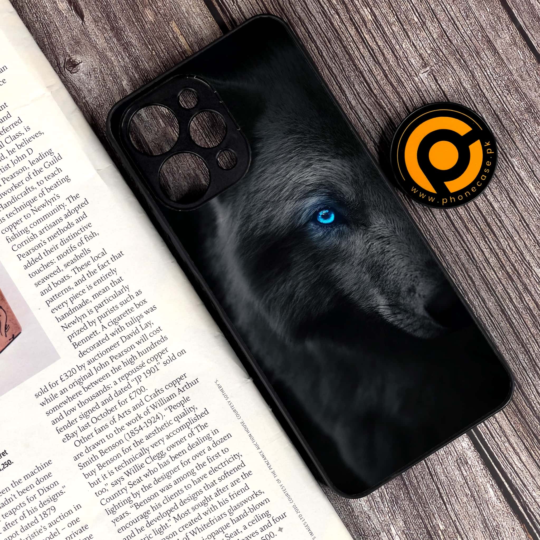 Xiaomi Redmi 12 - Wolf Series - Premium Printed Glass soft Bumper shock Proof Case