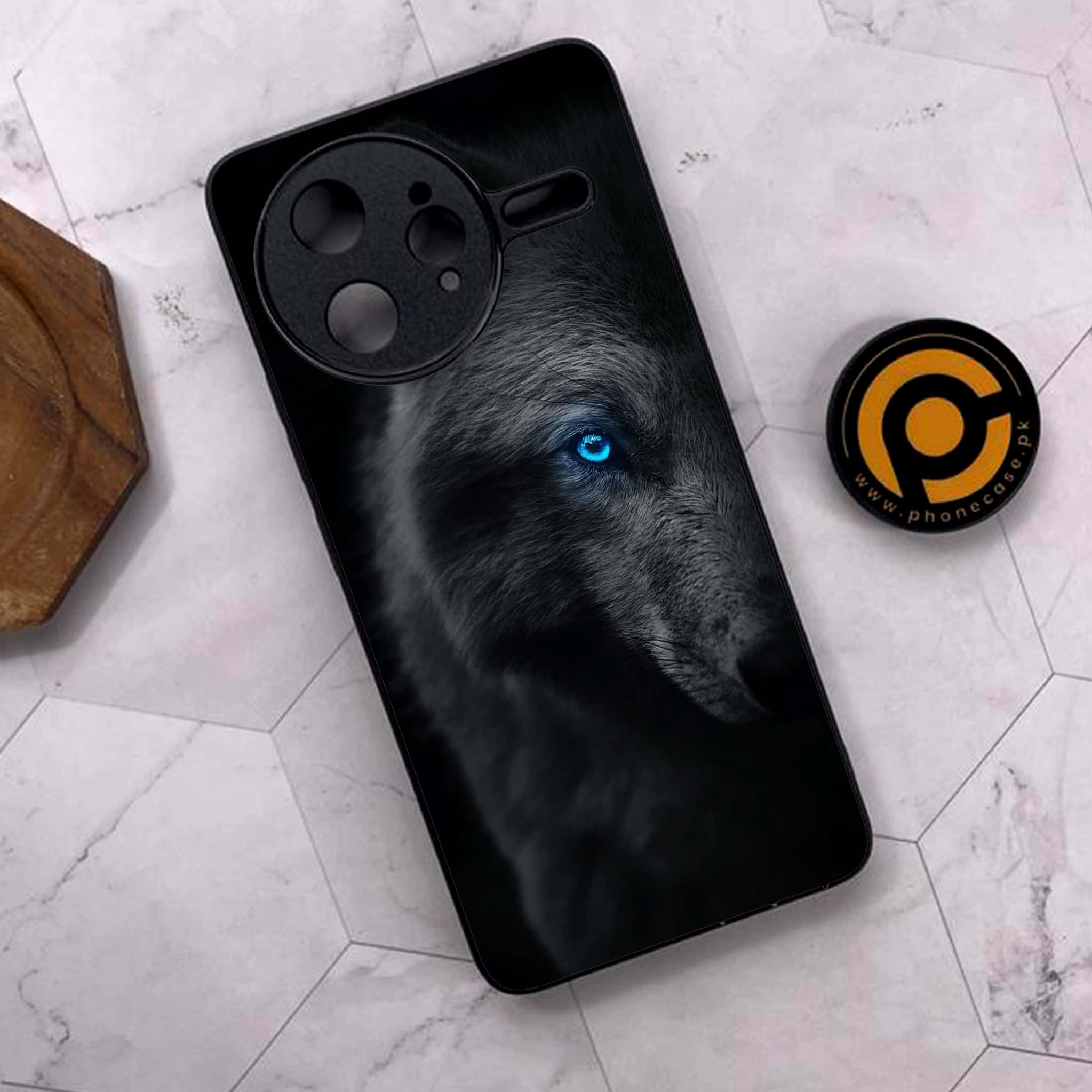 Xiaomi Poco F7 Ultra 5G - Wolf Series - Premium Metal Printed soft Bumper shock Proof Case