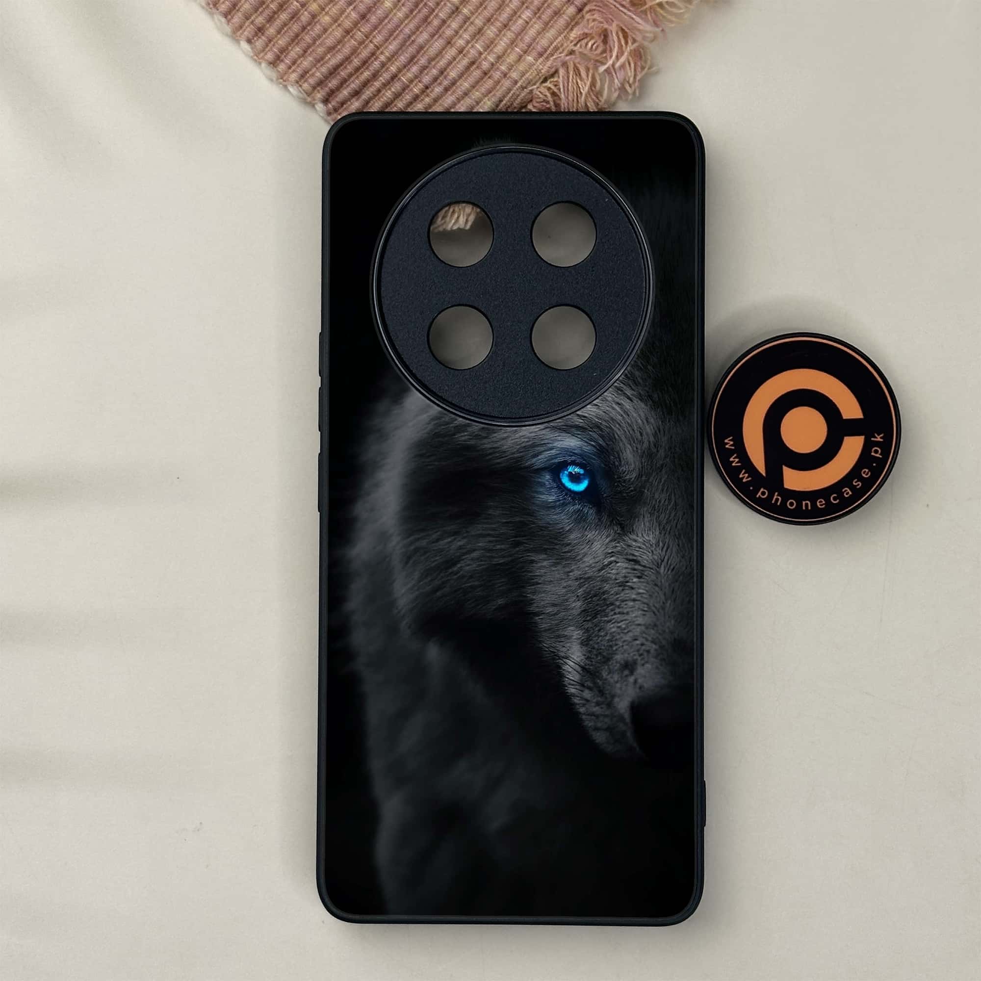 Honor X9c 5G - Wolf Series - Premium Metal Printed soft Bumper shock Proof Case