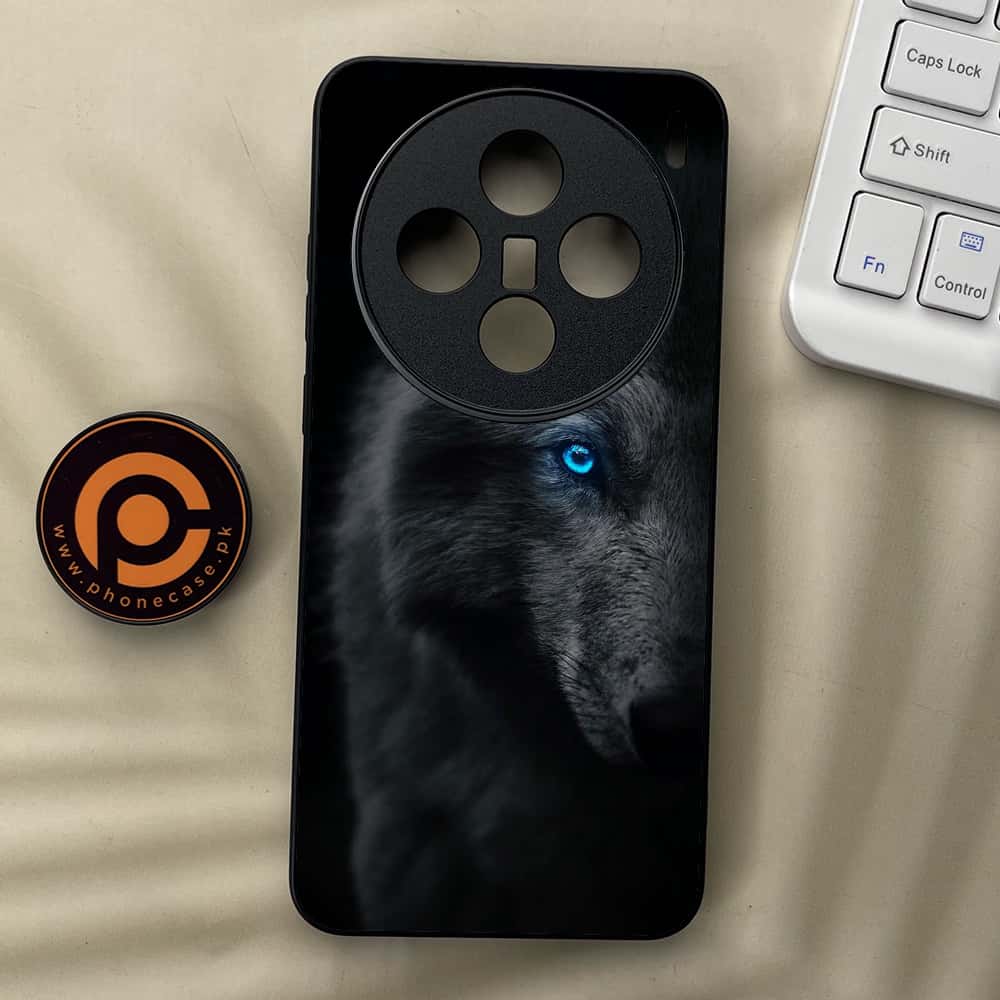 Vivo X200 - Wolf Series - Premium Metal  Printed soft Bumper shock Proof Case
