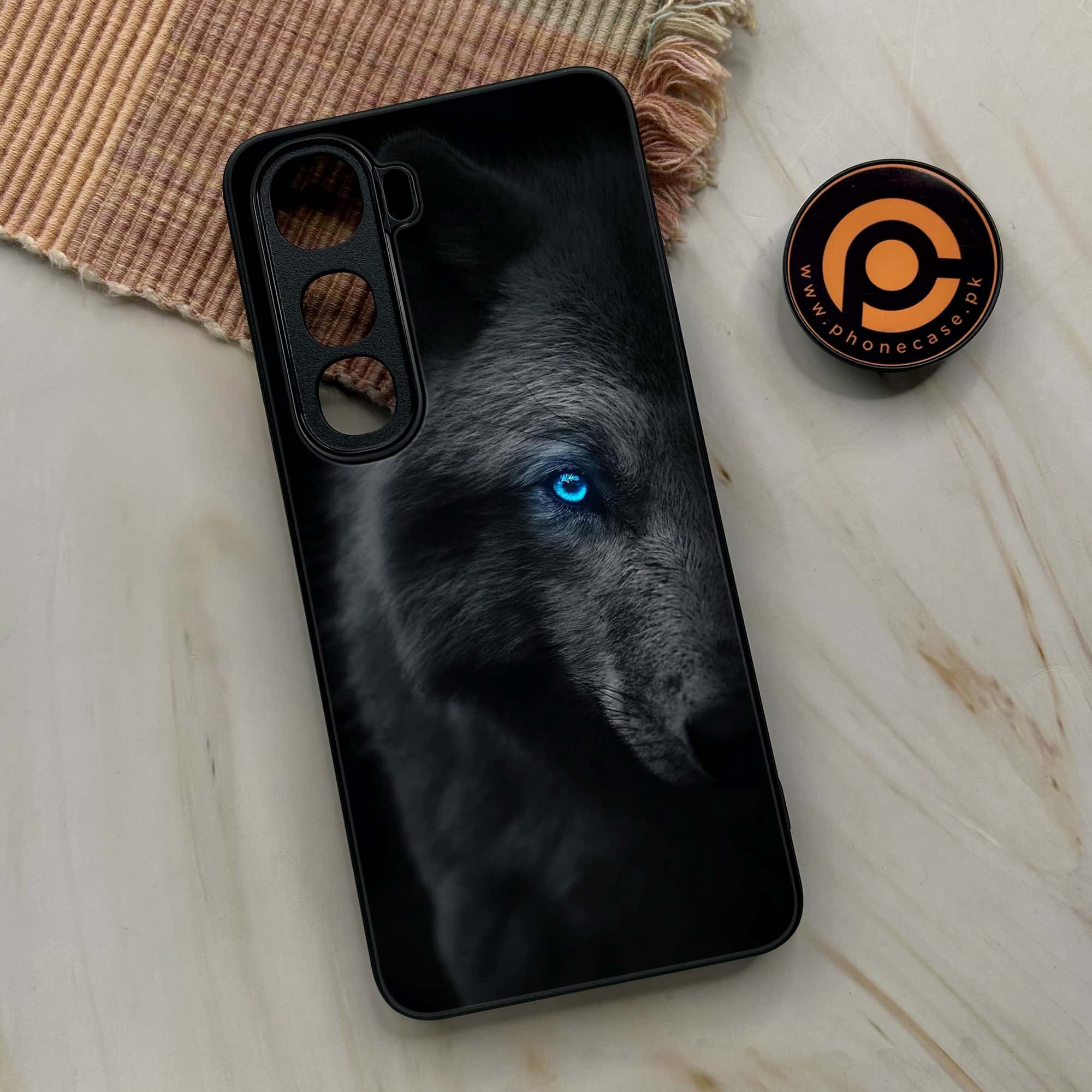 Vivo Y400 - Wolf Series - Premium Metal Printed soft Bumper shock Proof Case