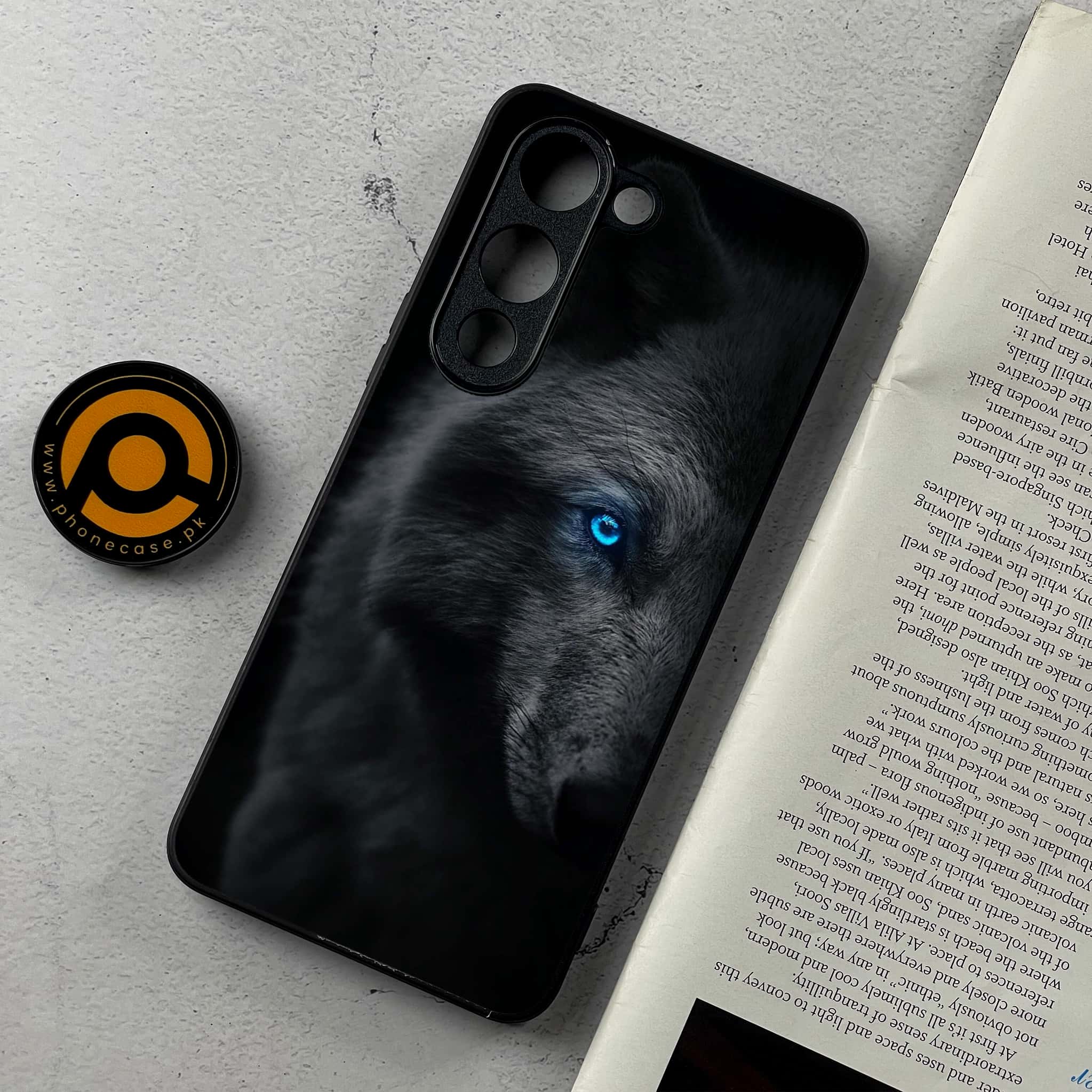 Vivo Y04 - Wolf Series - Premium Metal Printed Soft Bumper Shockproof Case