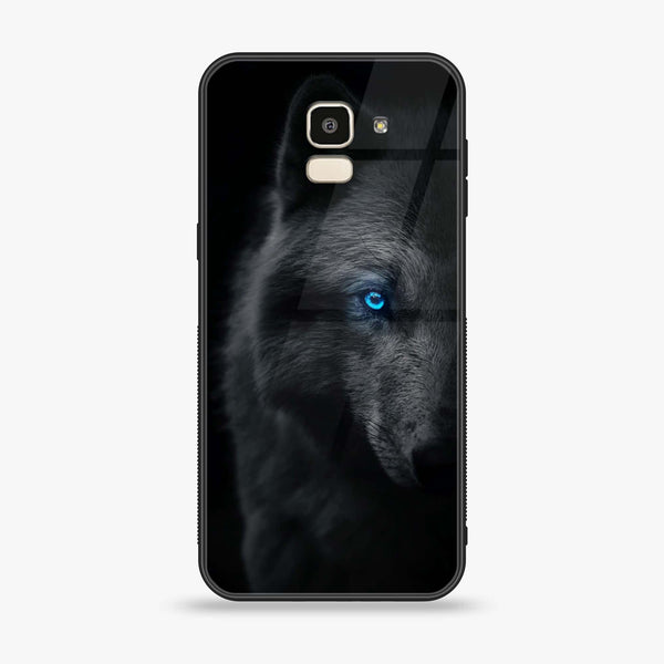 Samsung Galaxy J6 (2018) - Wolf Design 9 - Premium Printed Glass soft Bumper shock Proof Case CS-22087 CS-34763