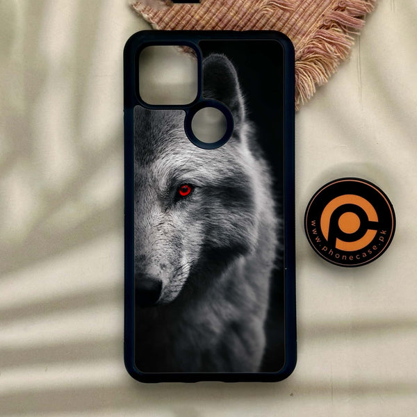 Google Pixel 4a 5G - Wolf Design 10 - Premium Metal Printed Soft Bumper Shock Proof Case