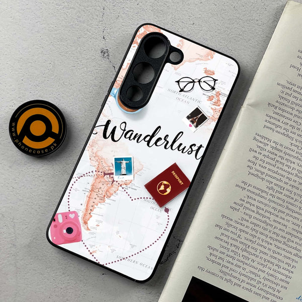 Vivo Y04 -   World Journey - Premium Metal Printed soft Bumper shock Proof Case