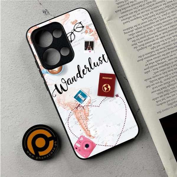 Oppo Reno 13 - World Journey - Premium Metal Printed Soft Bumper Shockproof Case