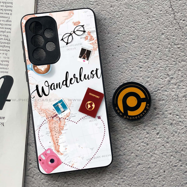 Samsung Galaxy A33 - World Journey - Premium Printed Glass soft Bumper Shock Proof Case