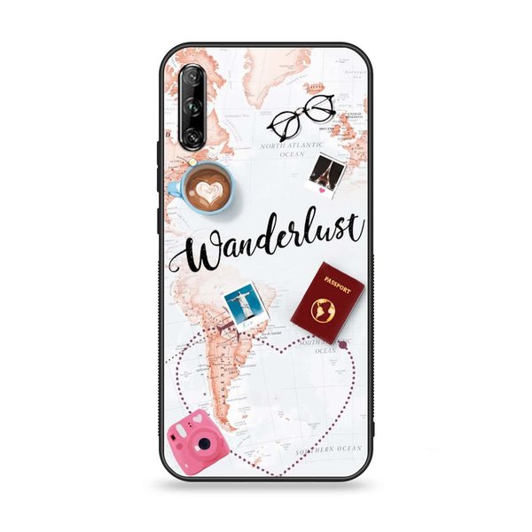 Huawei Y9s - World Journey - Premium Printed Glass soft Bumper shock Proof Case CS-23947