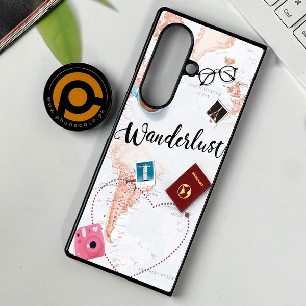Samsung Galaxy Z Fold 7 - World Journey -  Premium Metal Printed soft Bumper shock Proof Case