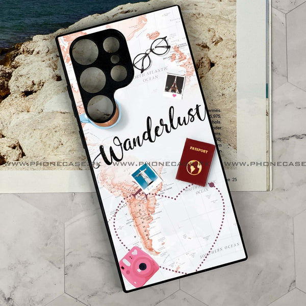 Samsung Galaxy S22 Ultra - World Journey - Premium Metal Printed soft Bumper shock Proof Case CS-40787