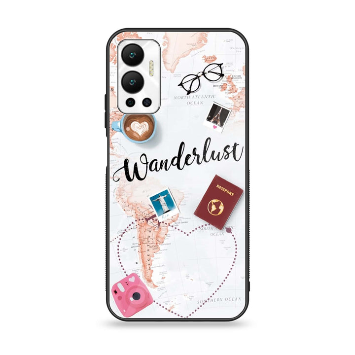 Infinix Hot 12 - World Journey - Premium Metal Printed soft Bumper Shock Proof Case